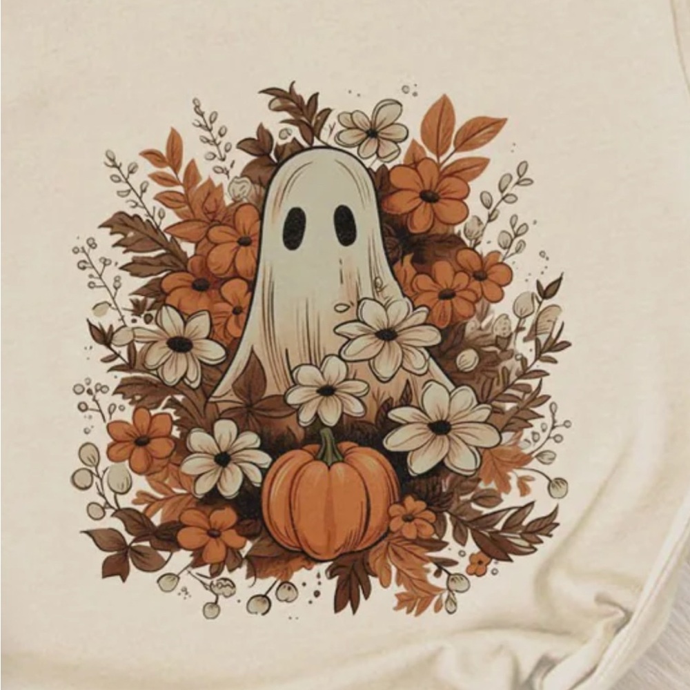 NWT Basic Boo Crew Neck Tee Size Large - Picture 2 of 2